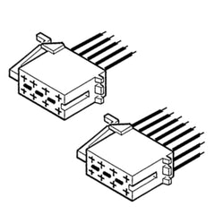 Carpoint ISO-adapterkabel (male) voor autoradio – voeding en luidsprekers 