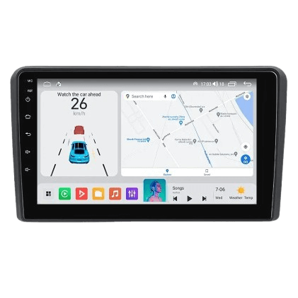 Audi A3 03-12 - 9" Radio m. Apple CarPlay og Android Auto – Bilmedie.dk