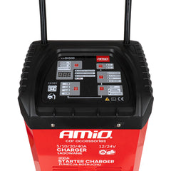 AMiO acculader met starthulp 12/24 V – 40 A / 300 A 