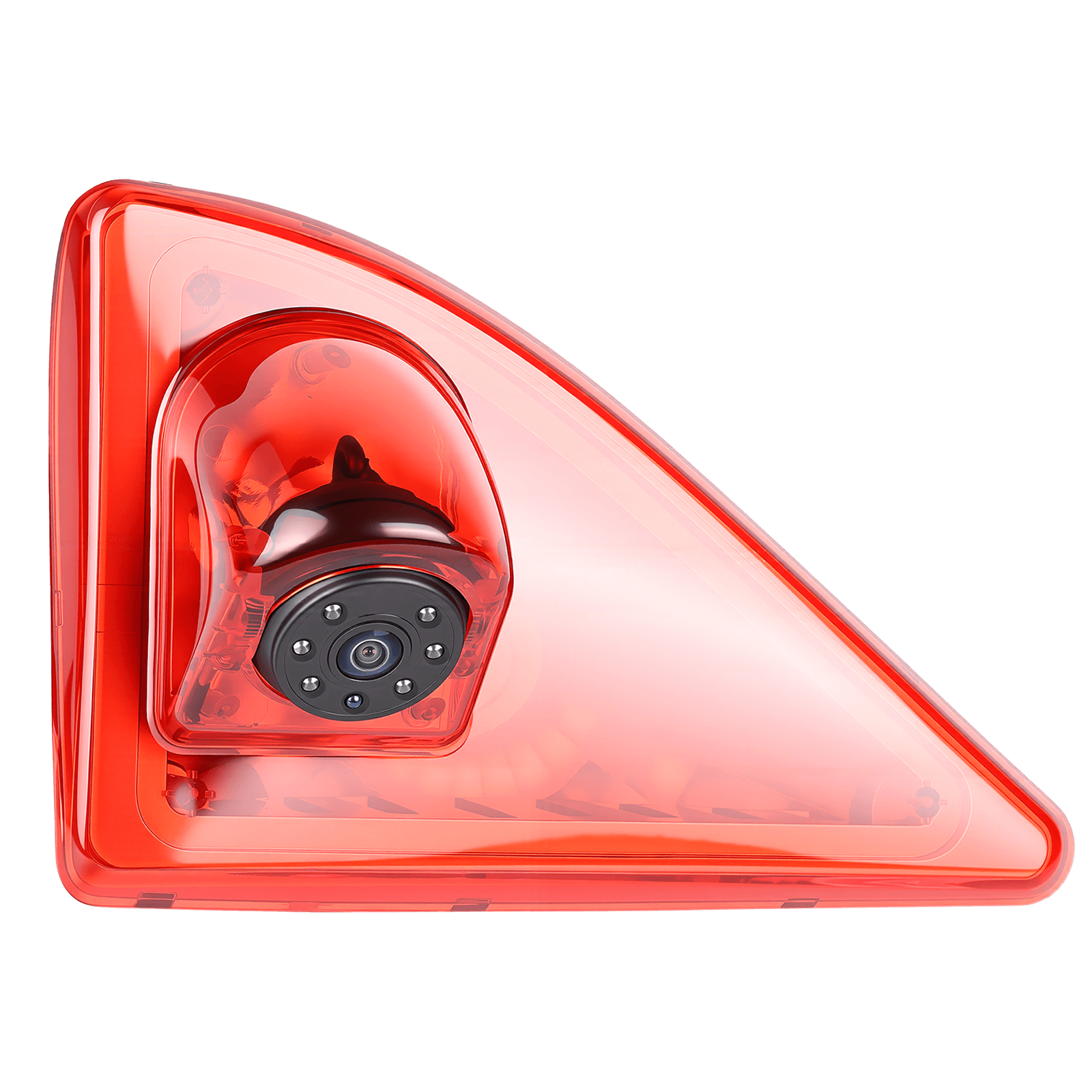 Achteruitrijcamera voor Nissan NV400 / Opel Movano / Renault Master (2010–2016) met geïntegreerd remlicht en 140° kijkhoek.