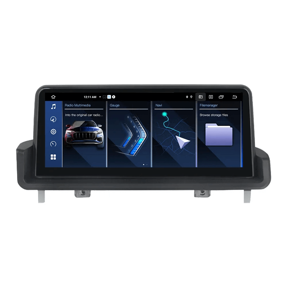 BMW 3-serie 05-12 - 10,25" radio met Apple CarPlay en Android Auto met touchscreen-display.