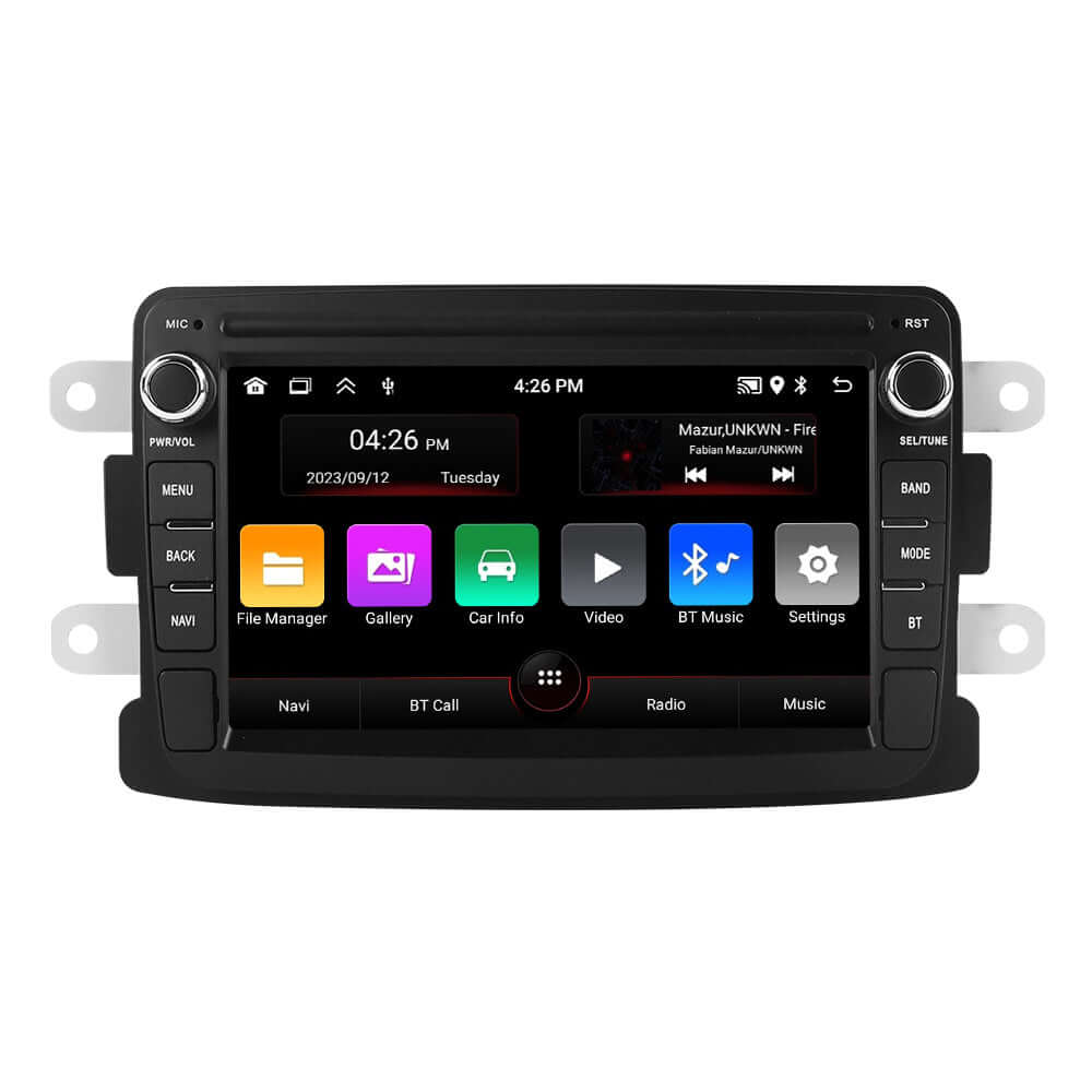 Renault/Dacia - 7" radio met Apple CarPlay en Android Auto – Carmediaeurope.com