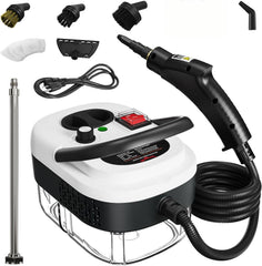 Handmatige stoomreiniger 2500W met 3 bar druk en 6 standen 