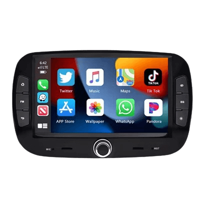 Fiat 500 16-19 - 7" radio met Apple CarPlay en Android Auto – Carmediaeurope.com