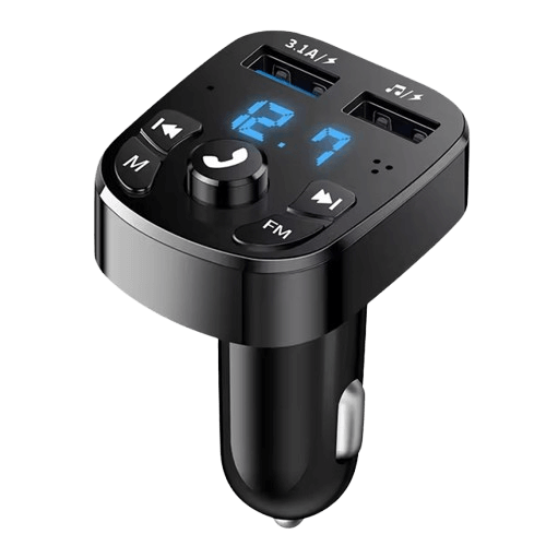 12V oplader voor sigarettenaansteker met ingebouwde Bluetooth-transmitter – Carmedia24.nl