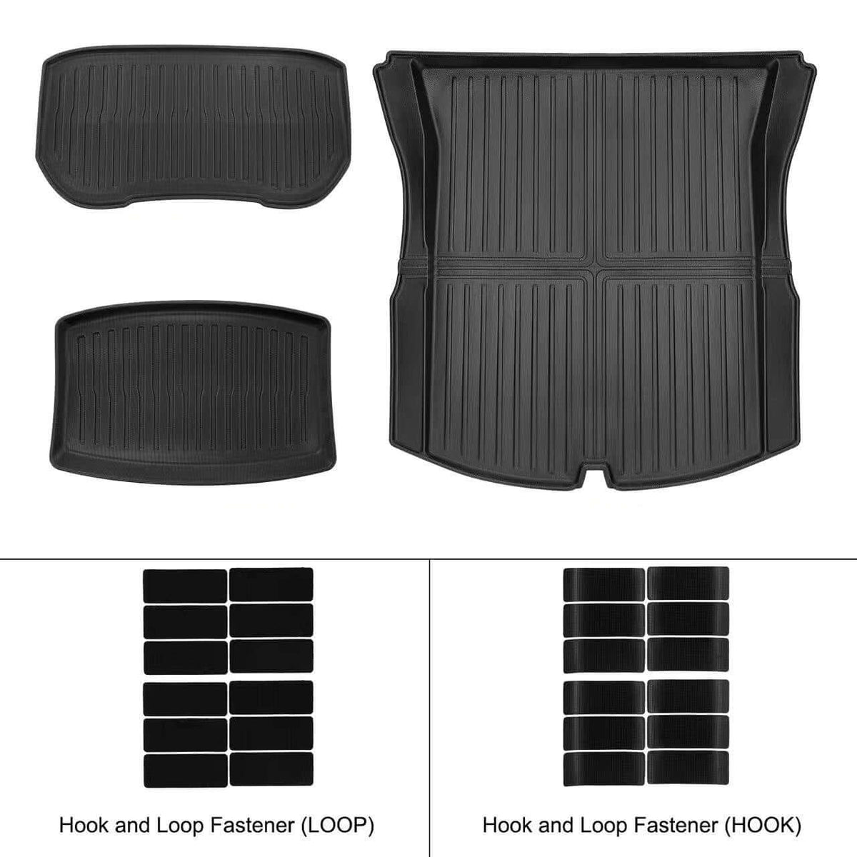 Tesla Model 3 2017-2026 kofferbakmatten – complete TPE-set 