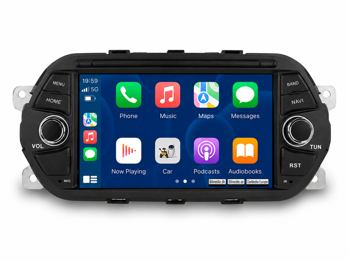 Fiat Tipo 15-19 - 7" radio met Apple CarPlay en Android Auto 