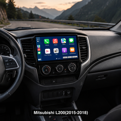 Mitsubishi L200 2015-2018 - 9" radio met Apple CarPlay en Android Auto 
