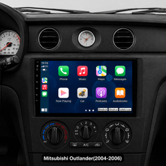 Mitsubishi Outlander 2004-2006 - 9" autoradio met Apple CarPlay en Android Auto 