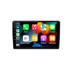 Iveco Daily 07-14 - 9\" radio met Apple CarPlay en Android Auto touchscreen-display met navigatie en app-iconen.
