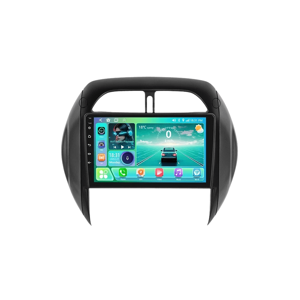 Toyota RAV4 01-06 - 9" Radio m. Apple CarPlay og Android Auto, moderne design med avanceret teknologi.