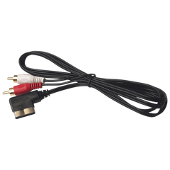 AMI naar RCA-mannelijke adapterkabel – 1,2 meter (rood en wit) met AMI-stekker en twee RCA-mannelijke stekkers.