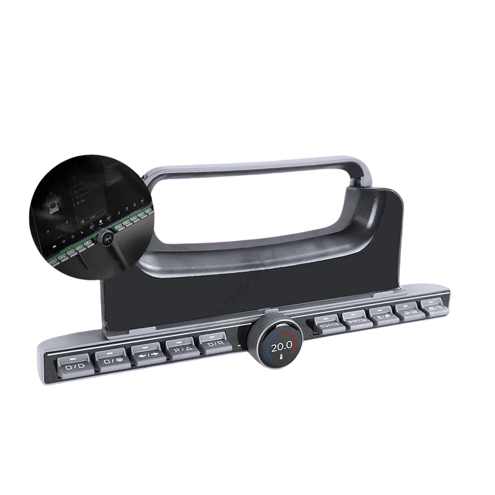 Tesla 3/Y - eftermonterede knapper til org. skærm – Bilmedie.dk