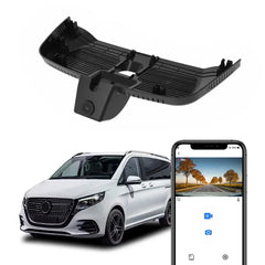 4K verborgen dashcam voor Mercedes-Benz V-Klasse (Facelift), EQV, Vito & eVito (2024–2025) 