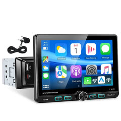 1 DIN autoradio met 7" verstelbaar touchscreen – Apple CarPlay & Android Auto 