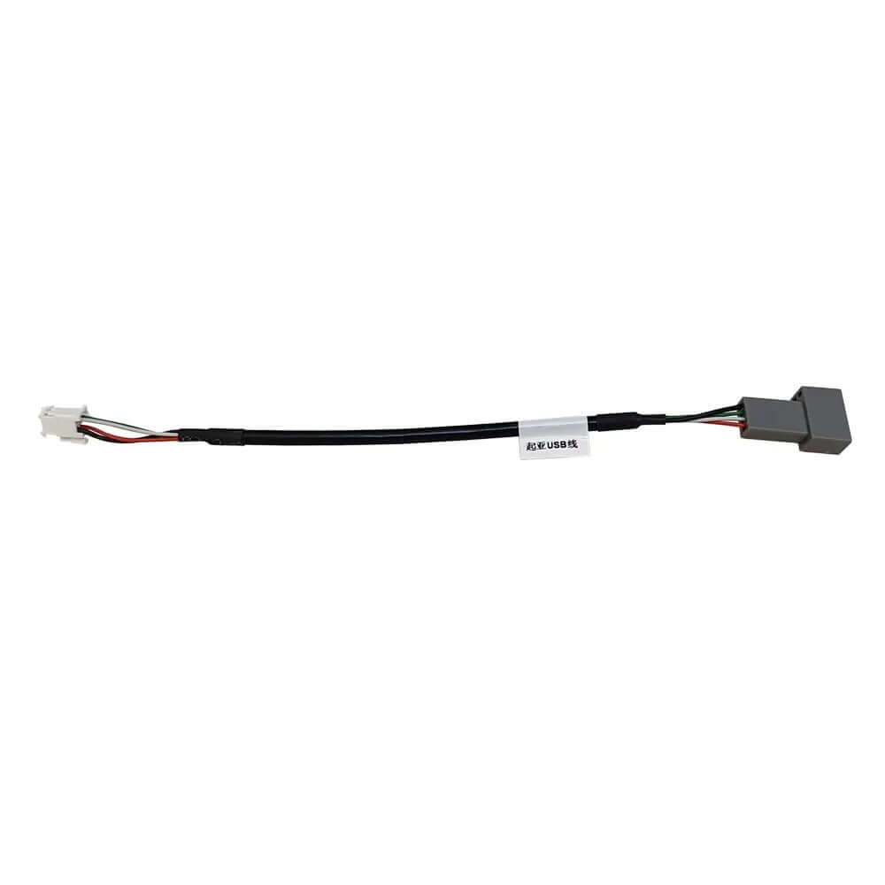 USB Adapterkabel – 4-pin stik til Kia og Hyundai, kabel til tilslutning af USB-enhed til bilradio.