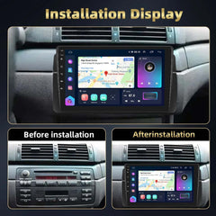 BMW E46 - 9" Radio m. Apple CarPlay og Android Auto – Bilmedie.dk