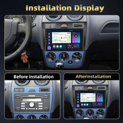 Ford Fiesta 06-11 - 9" Radio m. Apple CarPlay og Android Auto – Bilmedie.dk