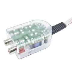 2-kanaals High to Low Converter – RCA line output adapter voor autoradio 