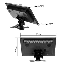 10,1" HD LCD-monitor – miniscreen voor auto, tv en computer 