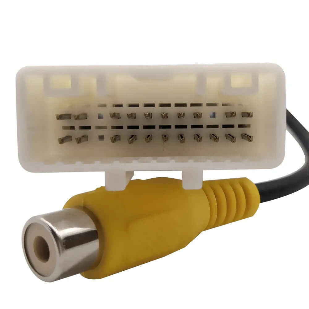 Achteruitrijcamera Dacia (kentekenverlichting) aansluitstekker met kabel en RCA-uitgang voor een hoogwaardige achteruitrijcamera