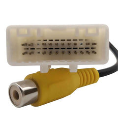 Achteruitrijcamera Dacia (kentekenverlichting) aansluitstekker met kabel en RCA-uitgang voor een hoogwaardige achteruitrijcamera