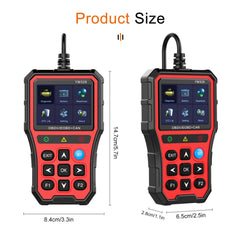 OBD2 foutcodelezer YM529 – diagnosetester met Bluetooth en kleurenscherm 