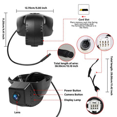 4K verborgen dashcam voor Honda Civic 2017-2020 – Plug & Play 