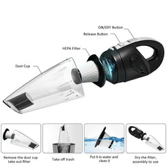 Mini draadloze USB-stofzuiger – krachtige draagbare handstofzuiger 