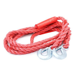 Elastische sleepkabel met haken, 4 meter, voor motorvoertuigen van 2500-3500 kg