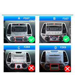 Hyundai I20 08-12 - 9" Radio met Apple CarPlay en Android Auto 