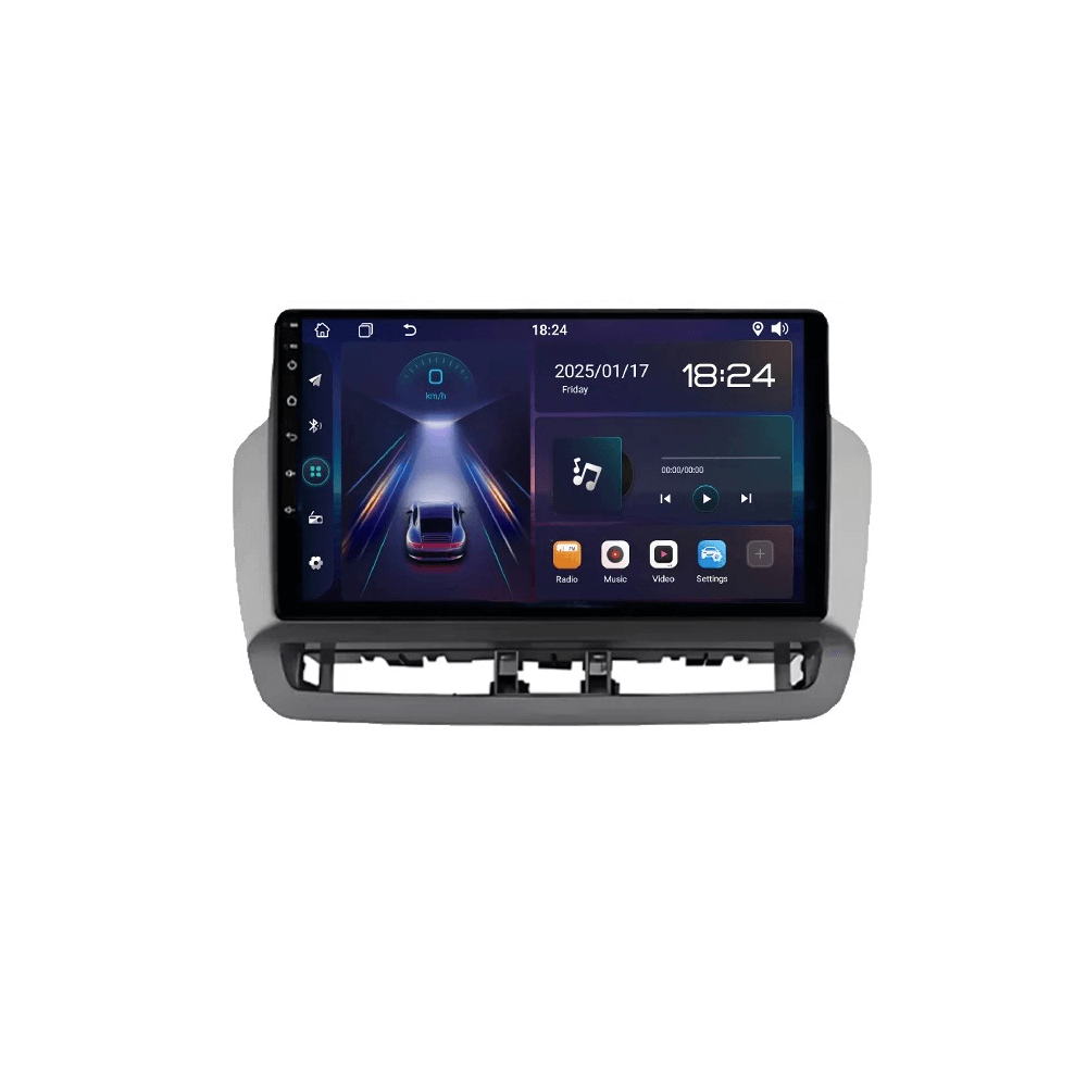 Seat Ibiza 12-16 - 9" Radio m. Apple CarPlay og Android Auto med moderne skærm og funktioner.