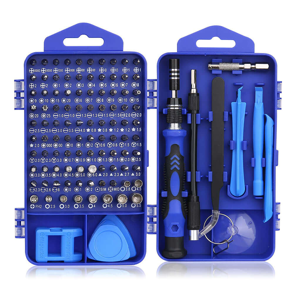 Schroevendraaierset met 98 bits – professionele reparatieset voor elektronica, gereedschapsset voor elektronicareparatie.