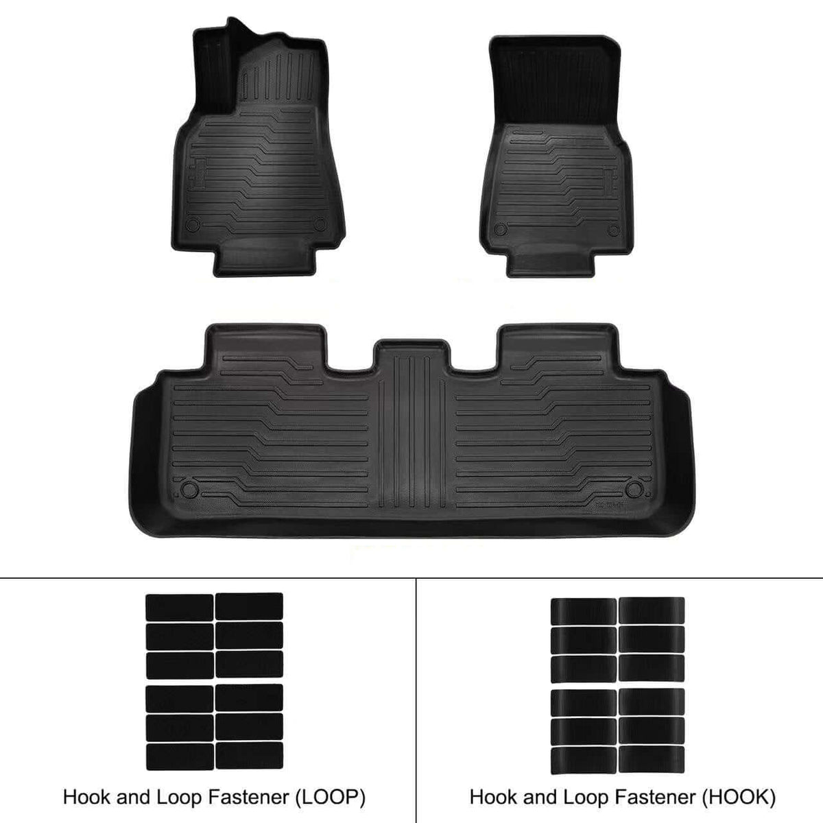 Tesla Model Y 2019-2024 rubbermatten – complete TPE-set 