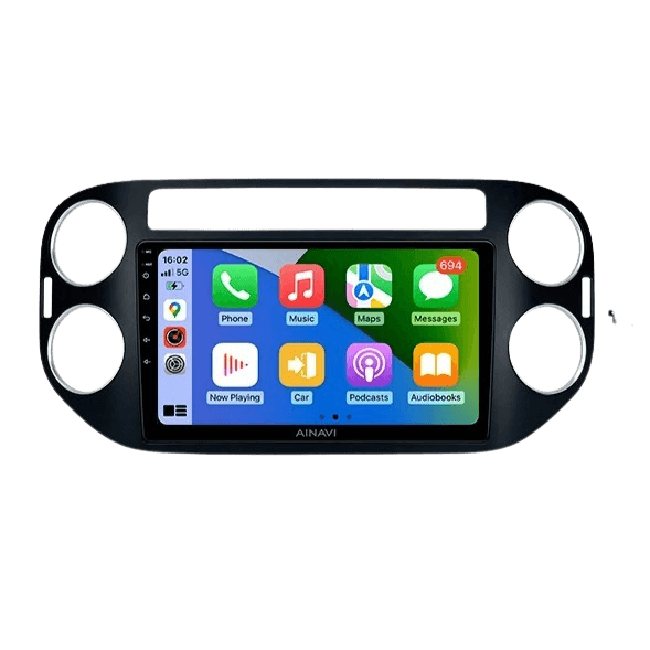 VW Tiguan/Golf Plus 06-16 - 9" Radio m. Apple CarPlay og Android Auto – Bilmedie.dk