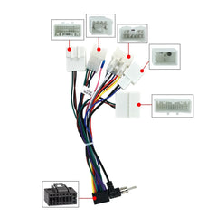 Radiokabel voor Toyota met Canbus en originele camera 