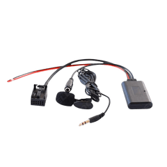 Bluetooth-adapter – Ford (Focus, C-Max, Mondeo, S-MAX, Connect, Transit en Fiesta) met bekabeling en accessoires.