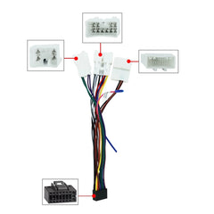 Radiokabel voor Toyota met Canbus en originele camera 
