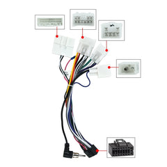 Radiokabel voor Toyota met Canbus en originele camera 