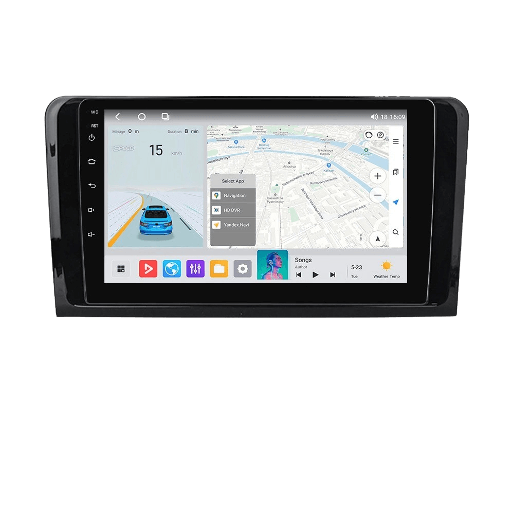 Mercedes-Benz ML - 9" Radio m. Apple CarPlay og Android Auto – Bilmedie.dk