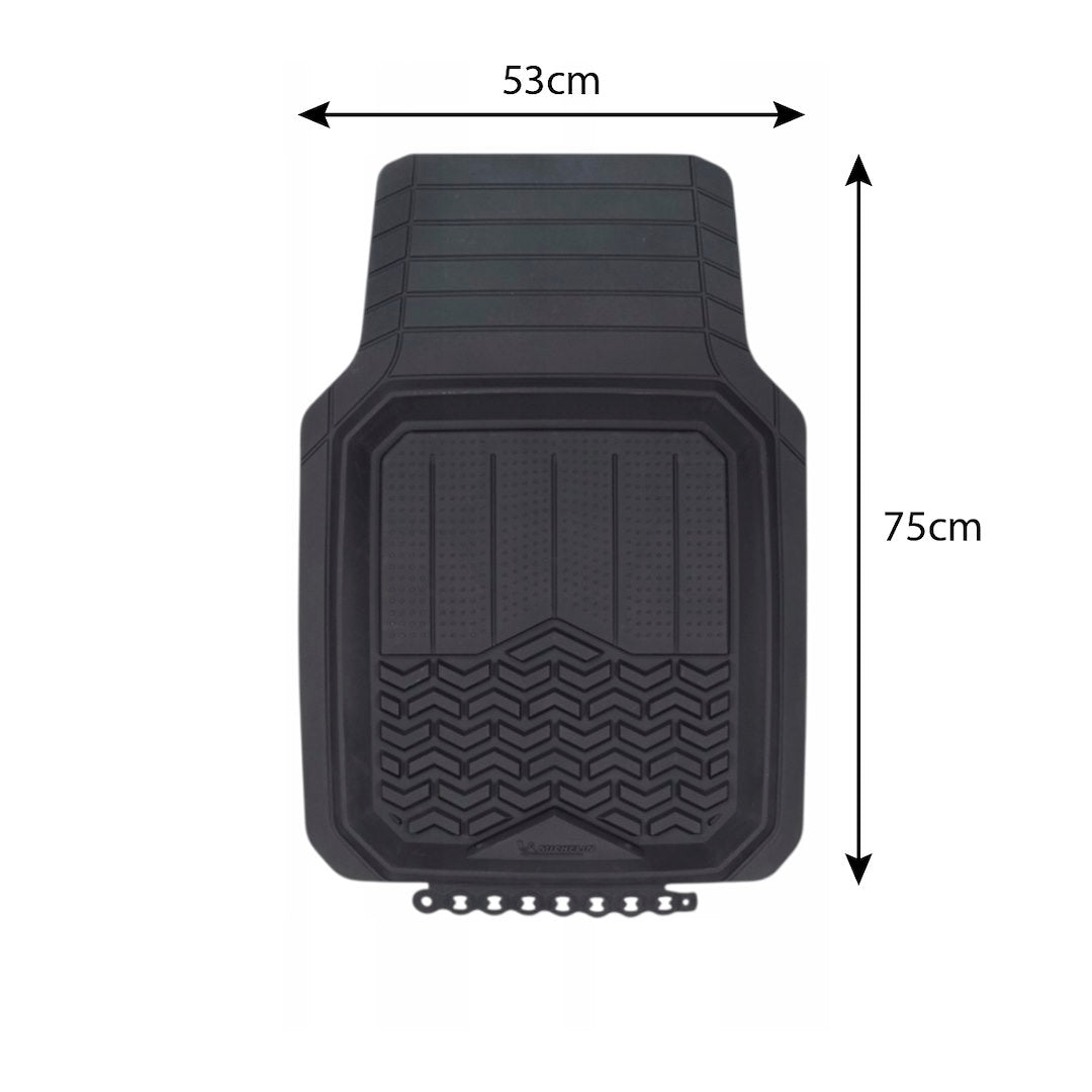 Michelin Rubber mats rubberen automatten voor, 2 stuks.
