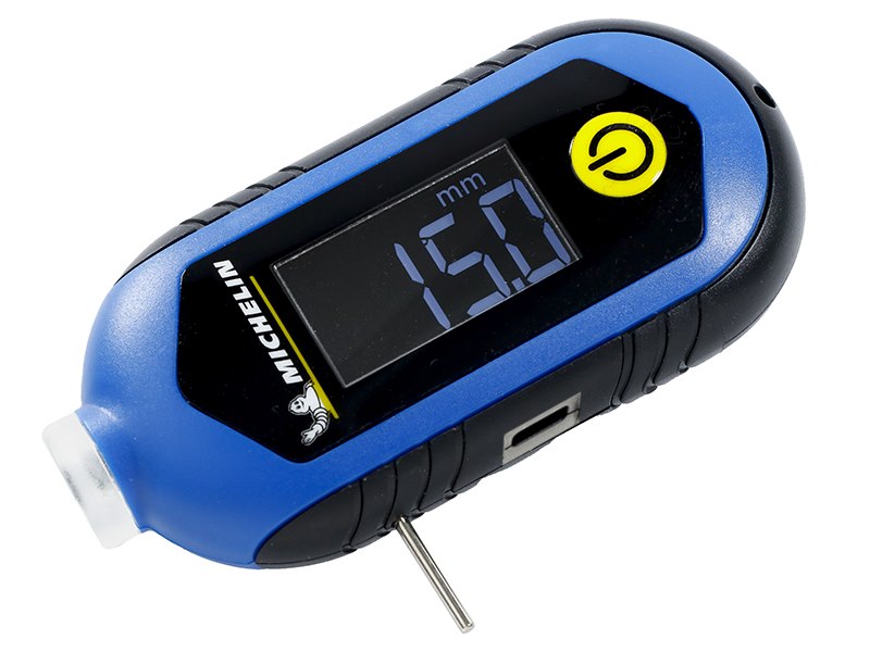 Digitale bandenspanningsmeter met LCD-display en ingebouwde LED-lamp