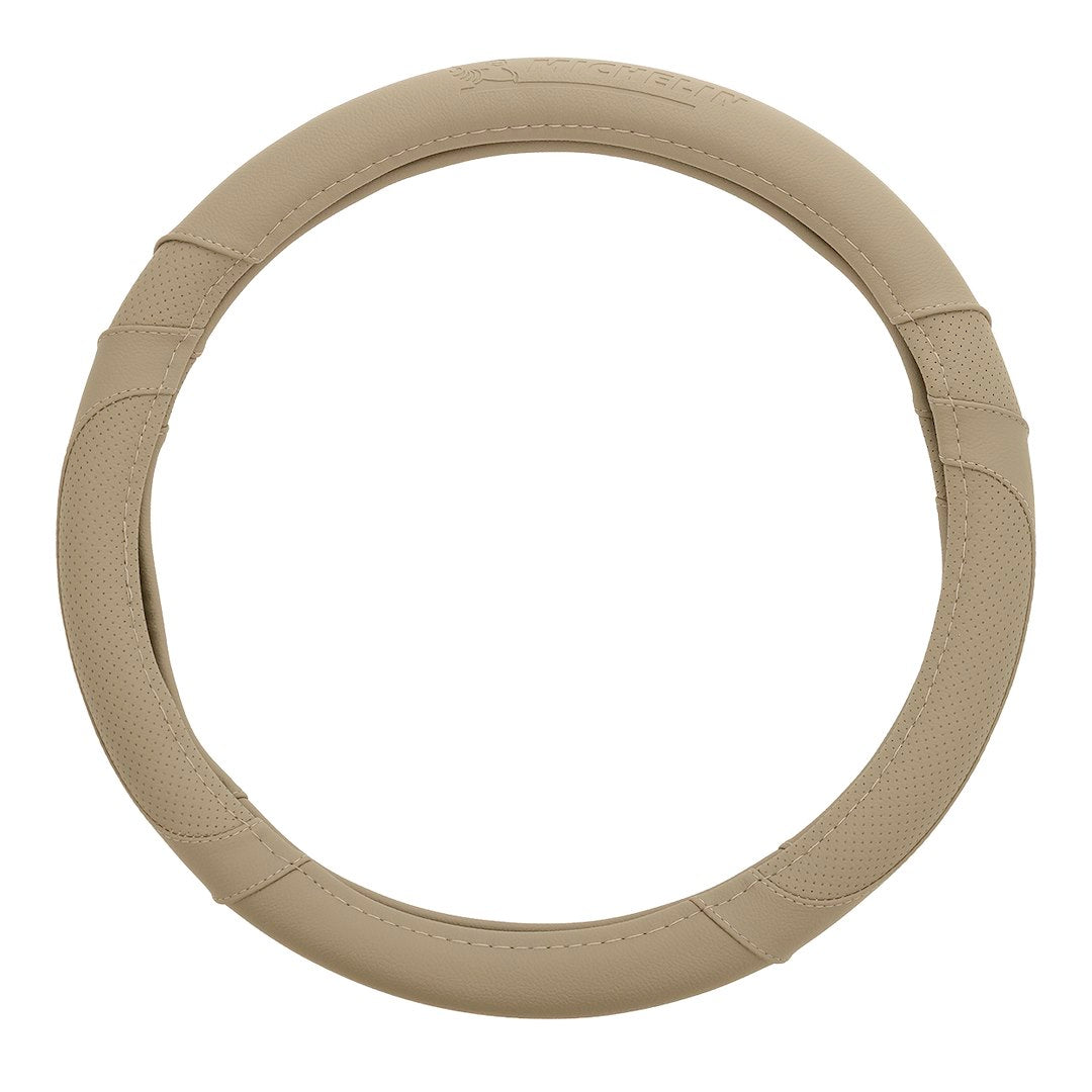 Beige stuurhoes voor een stuur met een diameter van 36,8-39,4 cm