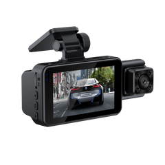 Dual Dashcam met wifi – camera voor en in het interieur (1080p, app, nachtzicht) 